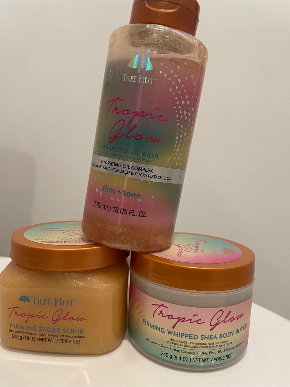 TREE HUT Tropic Glow Firming Bath & Body Set